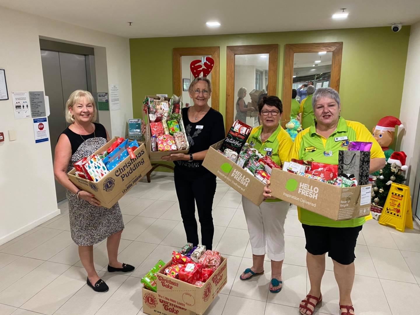 Helensvale Lions Delivering Christmas Gifts